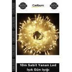 #Ledışık Dekoratif Yılbaşı Aydınlatma Kaliteli Dayanıklı Soft 10M Sabit Yanan Led Işık Gün Işığı Vitrin
