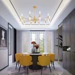 Ledli Plafonyer Modern Aydınlatma Gold Sarkıt Ledli Salon Avize