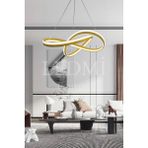 Ledmi Lighting Yüksek Aydınlatmalı Kalın Kasa Gezegen Model Beyaz LED Avize, 3 Renk Aydınlatma, Salon Avizesi - Eskitme