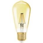 Ledolet Flament Ledolet 6W 2700K ST64 LED Ampul Kırılmaz Gövde Dim Edilebilir - Sarı