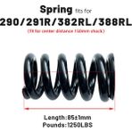 Ledong Shop A 85MM-1250LBS Tarzı Exa R 382RL ve Scooter Bisiklet Arka Şok Emici Özel Yayı 30.4×85MM (Yurt Dışından)