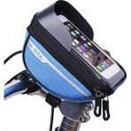 Ledong Shop A No.4 Stili Sıcak Bisiklet Çerçeve Ön Tüp Çantası Mtb Bisiklet Gidon Cep Telefonu Çantası Taşınabilir Su Geçirmez Pratik Dokunmatik Ekran Telefon Tutucu (Yurt Dışından)