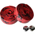 Ledong Shop A Siyah Kırmızı Tarzı Bisiklet Direksiyon Bandı Sünger Bisiklet Direksiyon Tutma Kolu Kaymaz Bisiklet Direksiyon Bandı Çoklu Kamuflaj Tutma Kayışı (Yurt Dışından)