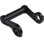 Ledong Shop A SIYAH10CM Tarzı 10CM Bisiklet Direksiyon Uzatma Bisiklet Işıldak Tutucu Karbon Fiber Lamba Bilgisayar Telefon Montaj Braketi Standı (Yurt Dışından)