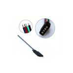 LEDONLİNE 1 Adet Erkek 4 Pin Rgb Şerit Led Soketi Ekleme Aparatı