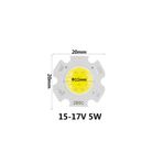 LEDONLİNE 10 ADET 5W Cob Power Led Çip 5 Watt Ray Spot Led Panel Içi 14-17v Led 5 Watt