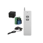 LEDONLİNE 1km Menzıllı 12v Adaptörlü Rf Kontrol Uzaktan Kumandalı Acma Kapama Anahtari
