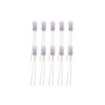 LEDONLİNE 25 Adet 7x3 Mm 12 V Mini Ampül Dipsiz Kılbacak Sarı Işık