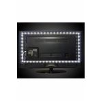 LEDONLİNE 2x50 - 2x100cm BEYAZ Tv Arkası Led Aydınlatma Usb Şerit Led Işık