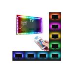 LEDONLİNE 2x50cm-2x100cm 16 Renkli Tv Arkası Usb Rgb Şerit Led Seti Kumandalı