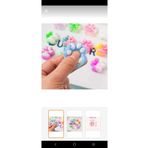 LEDONLİNE 3 Adet Mini Kedi Patisi-Yapışabilen Sukuşi - Squishy Pati- Muhteşem Hisli Pati -3 cm Stres Oyuncak