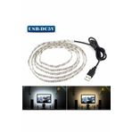 LEDONLİNE 5 Metre Tv Arkası Aydınlatma 5v Usb Şerit Led Işık BEYAZ Renk