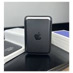 L'edoren Apple iPhone Uyumlu Telefon Arkası Magsafe Deri Görünümlü Silikon Cüzdan Kartlık Ios 12/13/14/15/16 Ölçüleri 10X6CM - Siyah