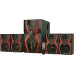 L'edoren Carboon Serisi 52 Watt Bluetoothlu 4+1 Dijital Ekran Radyolu Ses Sistemi USB Destekli