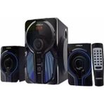 L'edoren Carboon Serisi Kumandalı 2+1 Bluetooth Ses Sistemi 10 Watt 2,1 Kanal Kablolu Bağlantı