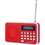 L'edoren L-938 Dijital Cep Radyosu - Kırmızı