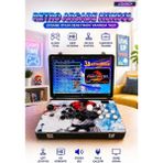 L'edoren Premium Metal Arcade Iki Kişilik Oyun Konsolu - 17 Inç Ekran, 20000+ Oyunlu, Katlanabilir Taşınabilir Retro Konsol