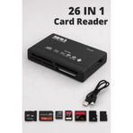 L'eDoren VİP Çoklu Kart Okuyucu 43 In 1 Usb Sd Sdhc Mini Micro Sd M2 Mmc Xd Cf