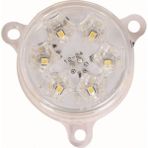 Ledshop 6'lı LED Şapka Tip Lamba Lamba 12 - 24 V Beyaz 2 Adet