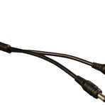 LEDupdates 12 V 24 V Güç Kaynağı Sürücüsü için Ağır Hizmet DC Dağıtıcı Kablosu AC Adaptör LED Işık ve Güvenlik Kamerası (1 ila 2 kablo) 18 AWG Gösterge