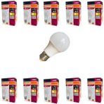 Ledvalue 8.5W E27 LED Ampul | 2700K Sarı Işık, 806 Lümen, 60W Eşdeğer | Enerji Tasarruflu Ampul – 10'lu Paket
