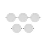 Ledvance 480LM Led Slim Downlight 6 W Beyaz 5'li Işık Panel