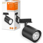 Ledvance LED 2700K IP20 GU10 Duy Sarı Işık Alüminyum Siyah Kasa Iç Mekan Raylı Spot