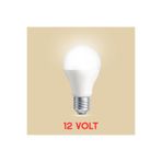 LEDX 12V (Volt) 10W Beyaz LED Ampul – Karavan, Tekne, Araç İçi ve Kamp Uyumlu LED Lamba (50'li Paket)