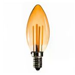 Ledx BR-AL05 Rustik Buji Mum Ampul Amber 220V 5W E14