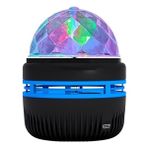Ledx YQX-6888 Mini Usb'li 3 Watt Şarjlı Sihirli Rgb Led Disko Topu
