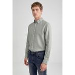 Lee %100 Keten Regular Fit Normal Kesim Siyah Gömlek - XS