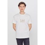 Lee Big Logo Erkek T-Shirt L2610101102 - Beyaz - M