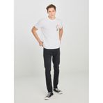 Lee Bisiklet Yaka Beyaz Erkek T-Shirt L2510322100 Regular Fit Grafik