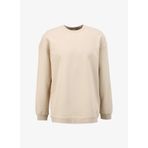 Lee Bisiklet Yaka Ekru Erkek Sweatshırt L241469NQ Loose Fit Sweatshirt