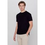 Lee Bisiklet Yaka Erkek T-Shirt L2610123001 - Siyah