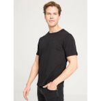 Lee Bisiklet Yaka Siyah Erkek T-Shirt L241576001 Bisiklet Yaka T-Shirt - M