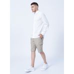 Lee Cooper 222 LCM 221008 MAN 1 Slim Fit Bej Erkek Şort