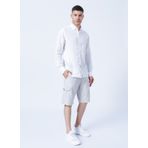 Lee Cooper 222 LCM 221008 Slim Fit Koyu Bej Erkek Şort