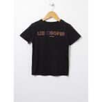 Lee Cooper 222LCG242005 Baskılı Siyah Kız Çocuk T-shirt