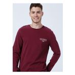 Lee Cooper 231 LCM 242006 RENZO O Yaka Baskılı Bordo Erkek T-shirt
