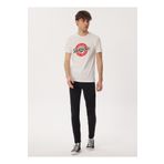 Lee Cooper 232 LCM 242019 AUTHEN Bisiklet Yaka Beyaz Erkek T-shirt