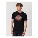 Lee Cooper 232 LCM 242019 AUTHEN Bisiklet Yaka Siyah Erkek T-shirt