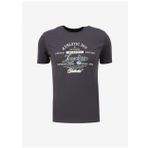 Lee Cooper 232 LCM 242024 Antrasit Bisiklet Yaka Erkek T-shirt