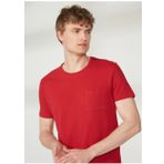 Lee Cooper 232 LCM 242056 Twingo Bisiklet Yaka Kırmızı Erkek T-shirt