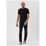 Lee Cooper 232 LCM 242061 GAEL Bisiklet Yaka Siyah Erkek T-shirt