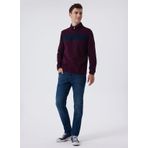 Lee Cooper 241 LCM 241067 Bordo Poys Erkek Sweatshirt