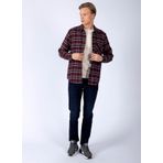 Lee Cooper 241 LCM 241072 Haki Mürdüm Argoses Erkek Dokuma Gömlek