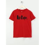 Lee Cooper 242 LCB 242001 Kırmızı Baskılı Erkek T-shirt