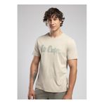 Lee Cooper 242019 Bej Erkek T-shirt