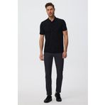 Lee Cooper 242033 Born Koyu Antrasit Yazı Baskılı Erkek T-Shirt
